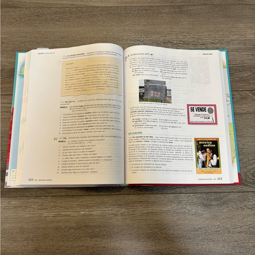 ¡ARRIBA! Spanish textbook. - Picture 2 of 3